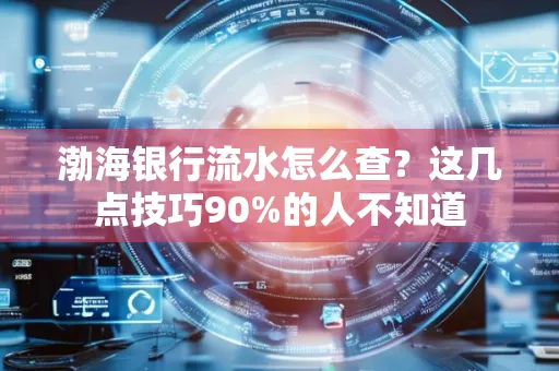 渤海银行流水怎么查？这几点技巧90%的人不知道
