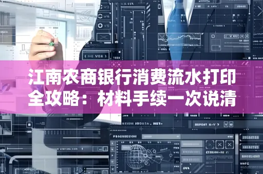 江南农商银行消费流水打印全攻略：材料手续一次说清！
