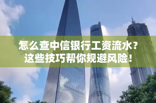 怎么查中信银行工资流水？这些技巧帮你规避风险！