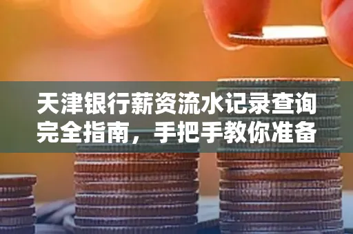 天津银行薪资流水记录查询完全指南，手把手教你准备材料